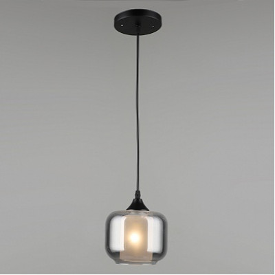 Подвес N4830/1HQ BK+AM черный 1х40W E27 d150 h800, QH22