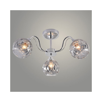 Люстра XA1511B/3 CR хром 3х60W E27 d580 h260, HN23