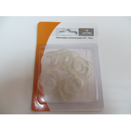 Прокладка силикон. 3/4" (упаковка 10шт.) в блистере