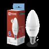 Лампа светодиодная LED-СВЕЧА-VC 6Вт 230В Е14 6500К 570Лм IN HOME (кр. 10шт)