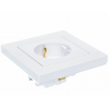 Розетка 1-м СП AtlasDesign 16А IP20 с заземл. защ. шторки в сборе карбон SE ATN001044