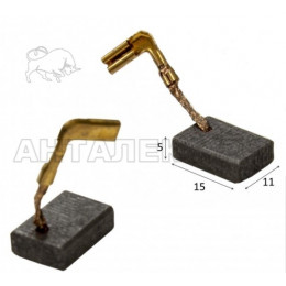 ELITECH 1820.132100 Щетки графитовые 2шт,д\ELITECH МШУ МШУ1112Э (Е2213.020.00) (10702070/260623/3260530/37, Китай)