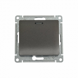 Переключатель проходной 1-кл. СП Glossa 10А IP20 (сх. 6) 10AX механизм графит SE GSL001361