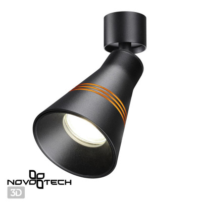 NOVOTECH 370857 OVER NT22 167 черн. св-к накл.GU10 9W 220V SOBIT