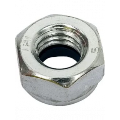 Гайка DIN 985 с нейлоновой вставкой, цинк М10 уп. - 4 шт. SteelRex