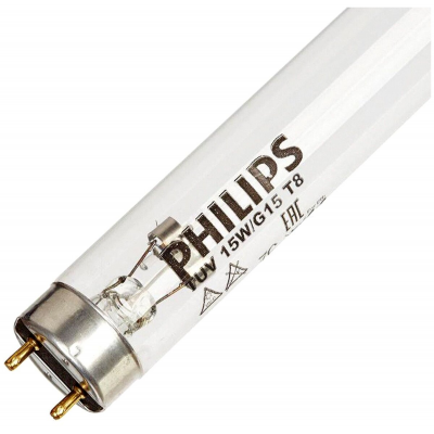 Лампа линейная люминесцентная ЛЛ УФ 15вт TUV15 G13 бактерицидная PHILIPS