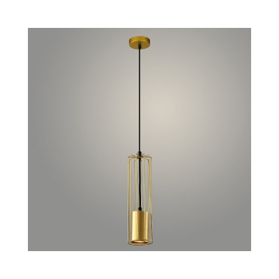 Подвес 23668/1HQ BK+GD черный/золото 1х25W GU10 h900, WAN23