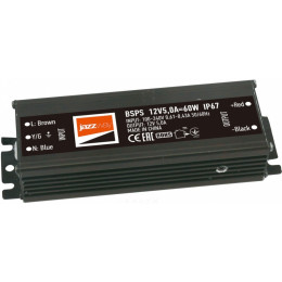 Драйвер LED, 60Вт, 12В IP67 JazzWay