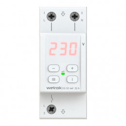 Реле напряжения Welrok D2-32 red 32А 220В