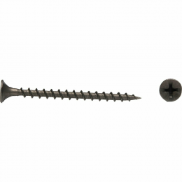 Саморез для ГКЛ мелкая резьба, оксид 3,5х 45 уп. - 22 шт. SteelRex