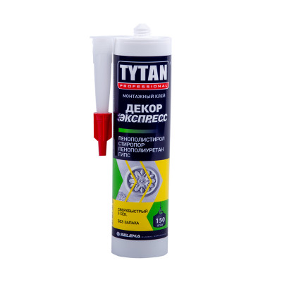 Клей монтажный Декор Экспресс белый Tytan Professional 310 мл.