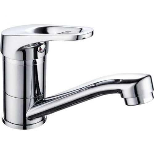 Смеситель для кухни, умывальника GROSS AQUA 3210258С-G0109 Base с поворотным изливом 150 мм