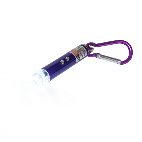 Фонарь-брелок лазер 117-3/9617 2LED (24)