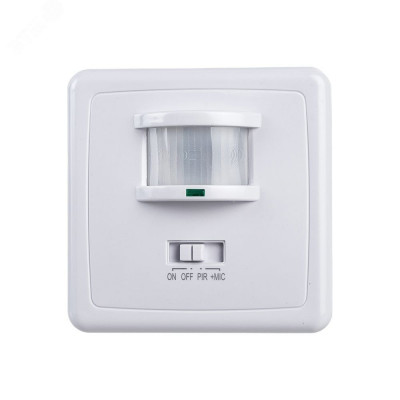 Feron датчик движения ИК + фотореле, встраив. 500W 12м 140° белый, SEN1A/LX2000 22016