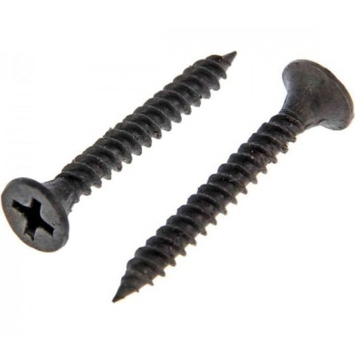 Саморез для ГКЛ мелкая резьба, оксид 3,5х 35 уп. - 30 шт. SteelRex