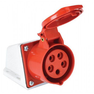 Розетка стационарная ST-125 32А 380В 3P+PE+N IP44, RST32-125-44 STEKKER 