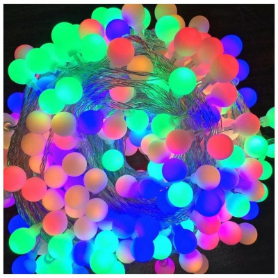 Гирлянда шар маленький LED 80 цветная 10 метров